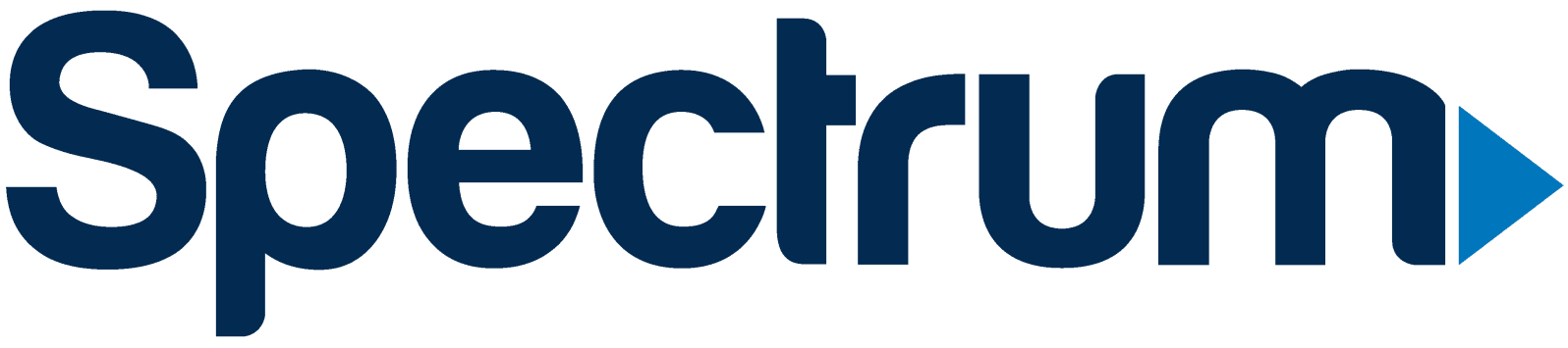 Spectrum-Emblem-1 The image shows the Spectrum logo with the word "Spectrum" in bold blue font followed by a small blue arrow pointing to the right.